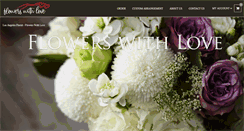 Desktop Screenshot of flowerswithloveinla.com